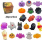 ⏳Time-Limited Special⏰Halloween Squishies Stress Relief Toy Set, Classic Pumpkin/Ghost/Bat Shapes, Super Soft TPR Material with Elastic Squeeze Feel, Washable & Durable, Assorted 24 pcs for Party Favors, Classroom Rewards & Trick-or-Treat