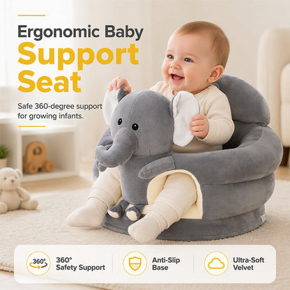 ⏳Time-Limited Special⏰Cartoon Baby Support Sofa – Safe Sitting Training Seat, Cozy Design, Helps Little Ones Sit Steady ✨