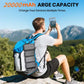 ⏳Time-Limited Special⏰Solar Power Bank – 20000mAh, Foldable 4-Panel Solar, IPX5 & LED Flashlight – For Camping & Emergencies 🏕️