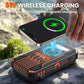 ⏳Time-Limited Special⏰Solar Power Bank – 20000mAh, Foldable 4-Panel Solar, IPX5 & LED Flashlight – For Camping & Emergencies 🏕️