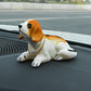 ⏳Time-Limited Special⏰Cute Dog Bobblehead – Nods Along Every Turn – 10 Breeds, Soft Plush, Gold Chain – Brings Smiles to Every Drive 🚗
