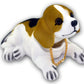 ⏳Time-Limited Special⏰Cute Dog Bobblehead – Nods Along Every Turn – 10 Breeds, Soft Plush, Gold Chain – Brings Smiles to Every Drive 🚗