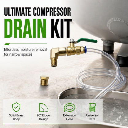 ⏳Time-Limited Special⏰Universal Air Compressor Drain Valve Kit