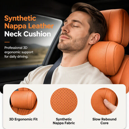 ⏳Time-Limited Special⏰Say Goodbye to Neck Fatigue – 3D Ergonomic Car Headrest Support Cushion