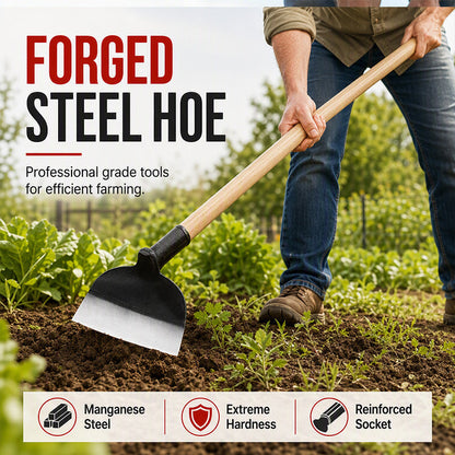⏳Time-Limited Special⏰Heavy Duty Manganese Steel Flat Hoe Head