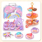 ⏳Time-Limited Special⏰Unicorn Castle Pretend Teapot Set – Kid‑safe, Portable, Imagination‑boosting ✨