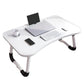 ⏳Time-Limited Special⏰Foldable Laptop Bed Table with Cup Holder
