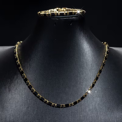 ⏳Time-Limited Special⏰Sparkling Jewelry Set for Men – Statement Cubic Zircon, Refined Street Luxe & Adjustable Fit ⛓️