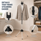 ⏳🔥LIMITED-TIME 50% OFF! ⏰Steam Anywhere Instantly! No-Tip Foldable Tripod Garment Stand