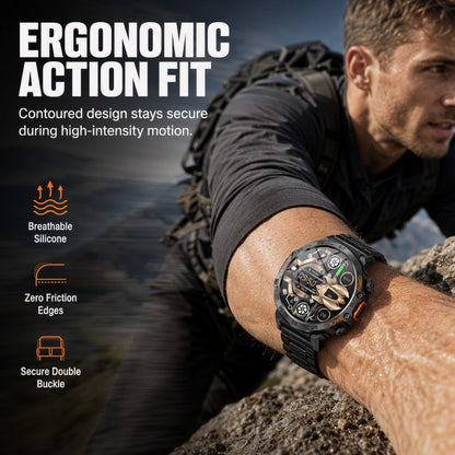⏳Time-Limited Special⏰Outdoor Smartwatch – Rugged, LED Flashlight & Bluetooth Calling – For Sports, Fitness & Adventure 🏔️🔦