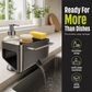 ⏳Time-Limited Special⏰Stainless Steel Kitchen Sink Suction Cup Organizer