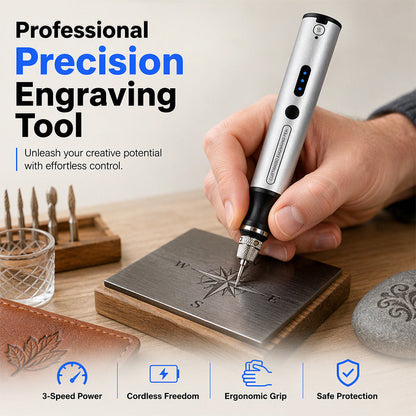 ⏳Time-Limited Special⏰Mini Cordless Electric Engraving Pen – Portable Precision Engraving Tool