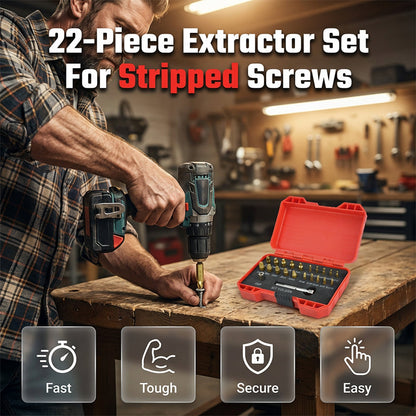 ⏳Time-Limited Special⏰High-Speed Steel Bolt & Screw Remover Kit