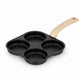 ⏳Time-Limited Special⏰4-Cup Non-Stick Pan – Perfect for Breakfast, Even Heating & Easy Flip – Food-Grade Coating & Durable Cast Iron ✨