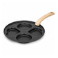 ⏳Time-Limited Special⏰4-Cup Non-Stick Pan – Perfect for Breakfast, Even Heating & Easy Flip – Food-Grade Coating & Durable Cast Iron ✨