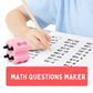 ⏳Time-Limited Special⏰Practice math without flipping pages — 4-in-1 roller stamp that prints problems in seconds. ✏️