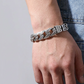 ⏳Time-Limited Special⏰Men's Retro Mantra Bracelet – Six-Syllable Design, Stylish & Meaningful – Vintage Silver Finish with Dual-Chain Look ✨