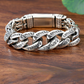 ⏳Time-Limited Special⏰Men's Retro Mantra Bracelet – Six-Syllable Design, Stylish & Meaningful – Vintage Silver Finish with Dual-Chain Look ✨
