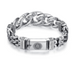 ⏳Time-Limited Special⏰Men's Retro Mantra Bracelet – Six-Syllable Design, Stylish & Meaningful – Vintage Silver Finish with Dual-Chain Look ✨