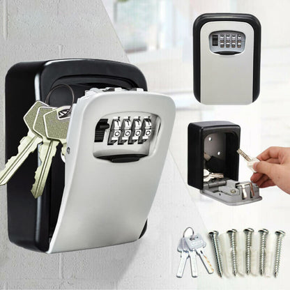⏳Time-Limited Special⏰Wall‑Mount Resettable Combination Key Box – Rust‑Proof, Large Storage, Heavy‑Duty ✨