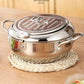 ⏳Time-Limited Special⏰201 Stainless Steel Tempura Fryer Pot – Thermometer, Drain Rack, Deep‑Body ✨
