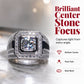 ⏳Time-Limited Special⏰Elegant Sparkly Square Halo Ring