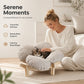 ⏳Time-Limited Special⏰Elevated Petal Shaped Wooden Pet Bed with Cushion – Orthopedic Support, Breathable Design & Durable Solid Wood – A Cozy Retreat for Your Furry Friend ✨