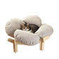 ⏳Time-Limited Special⏰Elevated Petal Shaped Wooden Pet Bed with Cushion – Orthopedic Support, Breathable Design & Durable Solid Wood – A Cozy Retreat for Your Furry Friend ✨