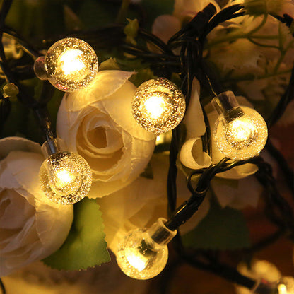 ⏳Time-Limited Special⏰Waterproof Bubble Solar String Lights for Patio