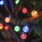 ⏳Time-Limited Special⏰Waterproof Bubble Solar String Lights for Patio