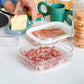 🍱 LIMITED-TIME 50% OFF! 👀 Clear Fridge Storage Container with Lid – Transparent Visibility, Stackable Design & 3 Size Options – Organize Your Fridge Effortlessly ✨