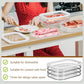 🍱 LIMITED-TIME 50% OFF! 👀 Clear Fridge Storage Container with Lid – Transparent Visibility, Stackable Design & 3 Size Options – Organize Your Fridge Effortlessly ✨