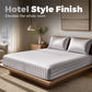 ⏳Time-Limited Special⏰Silky Satin Striped Fitted Sheet Set