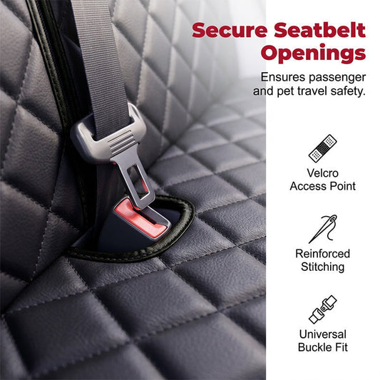 ⏳Time-Limited Special⏰Dog Car Seat – From Waterproof, seatbelt openings & foldable. Clean car, happy pet – grab yours! ✅