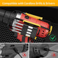 ⏳Time-Limited Special⏰Universal Drill Bit Holder‑8/16 Holes Cordless Drill Accessory Storage Pouch ⚡