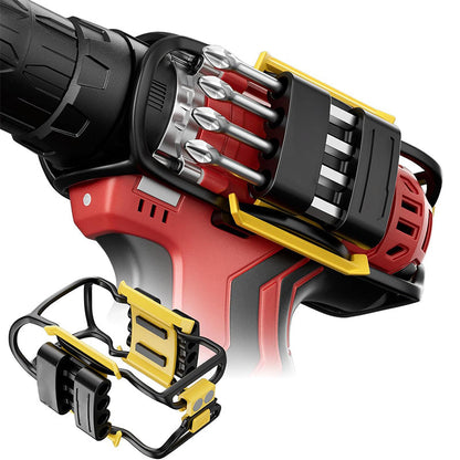 ⏳Time-Limited Special⏰Universal Drill Bit Holder‑8/16 Holes Cordless Drill Accessory Storage Pouch ⚡