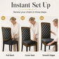 ⏳Time-Limited Special⏰Washable Stretch Chair Cover – Baroque Gilded Print, High‑Density Elastic Fabric ✨