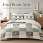 ⏳Time-Limited Special⏰All Season Brushed Floral Bedding Set – Soft, Reversible, Decorative ✨