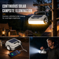 ⏳Time-Limited Special⏰Dual‑Light Solar Camping Lantern‑Multi‑Function Portable Solar Work Light with Power Bank, Hanging Emergency Lamp for Camping Hiking Power‑Outage