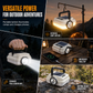 ⏳Time-Limited Special⏰Dual‑Light Solar Camping Lantern‑Multi‑Function Portable Solar Work Light with Power Bank, Hanging Emergency Lamp for Camping Hiking Power‑Outage