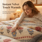 ⏳Time-Limited Special⏰Double-Sided Sherpa Fleece Comforter – Snowflake Velvet & Dense Lamb Fleece Heat Lock, Ultra-Soft Velvet Touch & Durable Digital Print – Cozy Winter Warmth for Every Room ❄️
