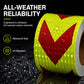 ⏳Time-Limited Special⏰High-Visibility Arrow Reflective Tape – 5m Waterproof Self-Adhesive Safety Strip with Prismatic Reflectivity🚗✨