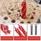 ⏳Time-Limited Special⏰8PCS 4-Flute Auger Drill Bit Set for Woodworking – Sharp, Stable, Efficient 🪵