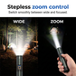 ⏳Time-Limited Special⏰Ultra-Bright Tactical Flashlight with Zoom Function – Rugged, Waterproof, Rechargeable 🏕️