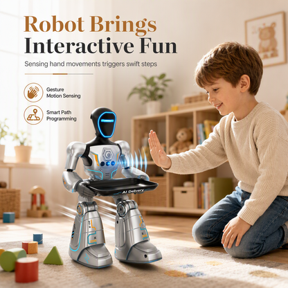 ⏳Time-Limited Special⏰Smart AI Voice Programmable Toy Robot – Gesture Control, Interactive, Kids Friendly 🧠