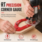 ⏳Time-Limited Special⏰Router Template – Round Corner R Angle Jig, CNC Machined Alloy & Non-Slip Stop Blocks – For Woodworking & Wardrobe DIY 🔧