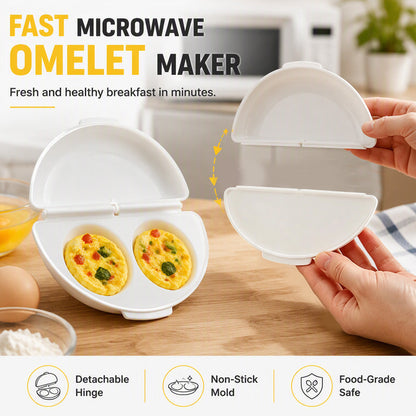 ⏳Time-Limited Special⏰2-in-1 Omelet Maker & Egg Cup Cooker