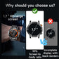 ⏳Time-Limited Special⏰Smart Watch: 1000mAh Battery, 1.7" HD Display, 100+ Sports Modes, LED Flashlight, Interchangeable Straps