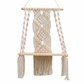 ⏳Time-Limited Special⏰Bohemian Hand Woven Macrame Wall Hanging Floating Shelf for Books and Plants Living Room Decor