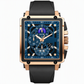 ⏳Time-Limited Special⏰Men's Skeleton Watch – Square Face, Chronograph, Silicone Strap 🌀